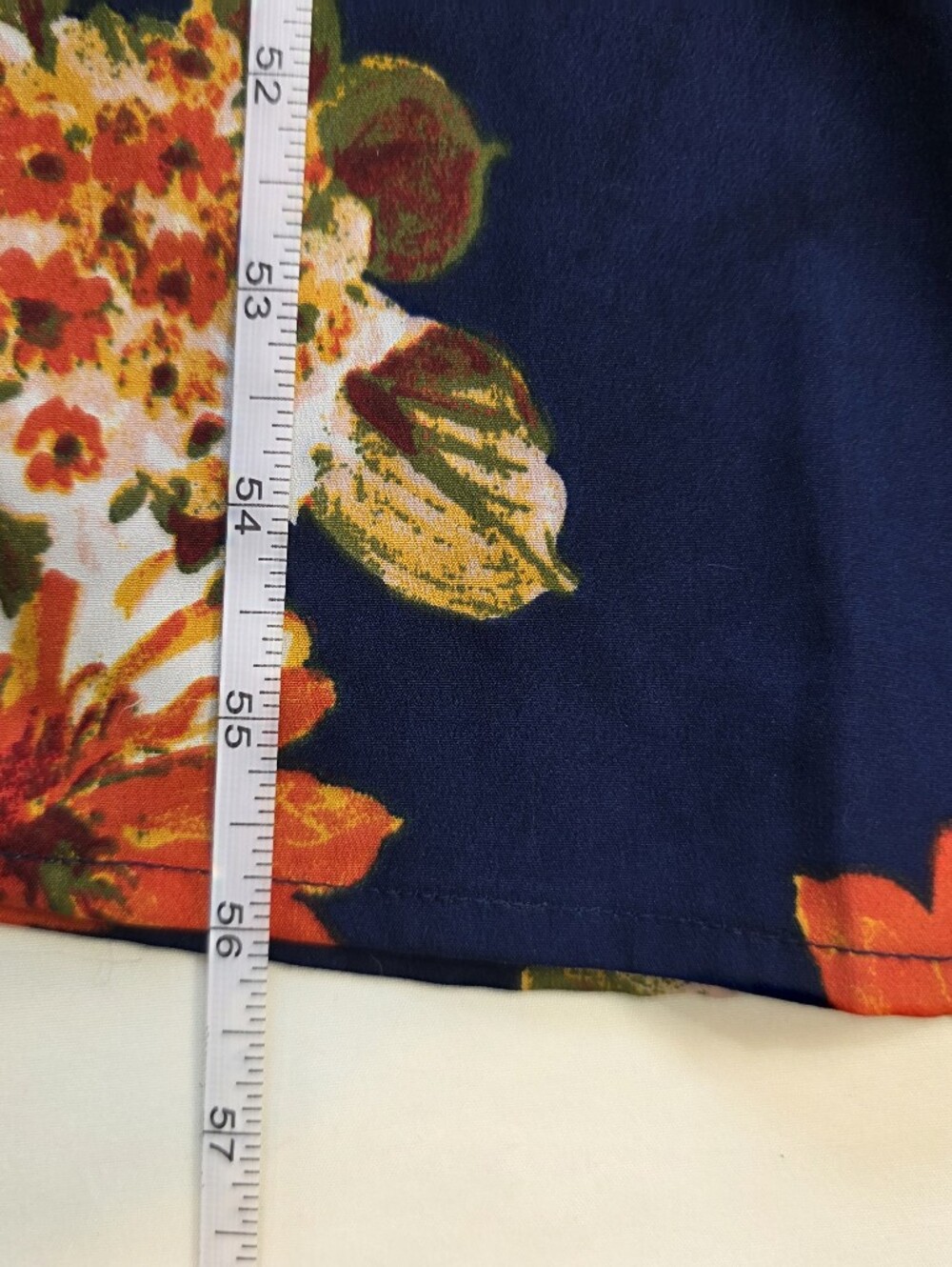 Band of Gypsies Navy Floral Bustier Wide Leg Jumpsuit Size S - Picture 6 of 8
